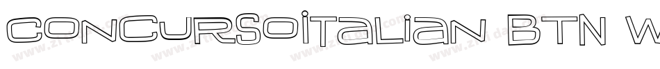 ConcursoItalian BTN Wide字体转换